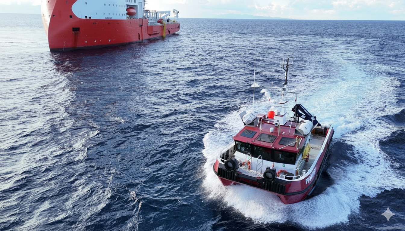 Supporto offshore in tutto il Mediterraneo.